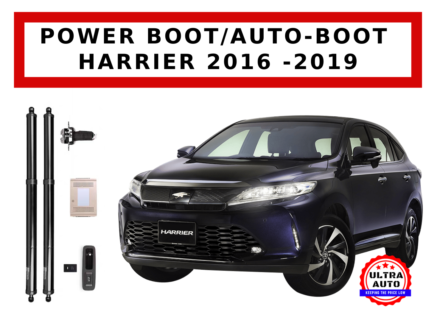 Toyota Harrier For Original No Soft Close Function 16 17 18 19 Power Boot Electric Tailgate Power Tailgate Auto Tailgate Boot Lazada