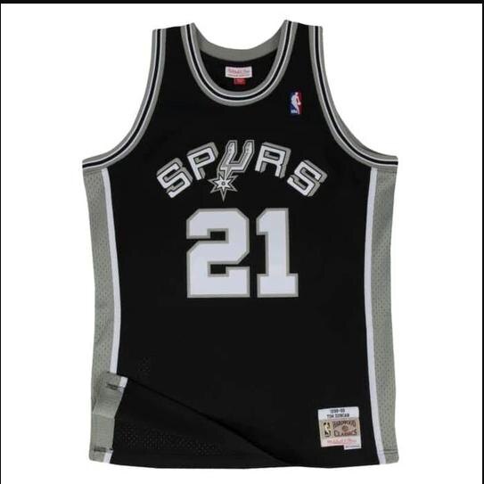 Mitchell & ness san antonio spurs tim duncan 21 98-99 road jersey