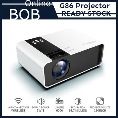 Free Shipping6000 lumens Android Mini Projector HD Proyector WIFI LCD Led Projector Home Cinema Support 3D/USB/HD/VGA