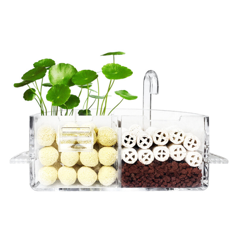 Hộp Lọc Ngoài 3 Trong 1 Hộp Nhỏ Giọt Tuần Hoàn Thác Nước Yên Tĩnh Máy Lọc Nước Phụ Kiện Bể Cá Bể Cá