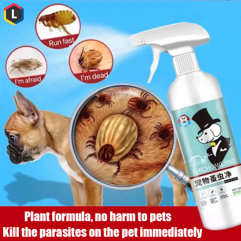 500ml dog spray for ticks, dog spray ticks and fleas special treatment