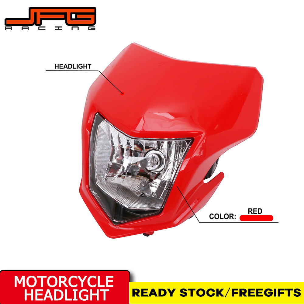 Jfg racing motorcycle headlamp headlights head light headlight lamp for honda crf250l 2013-2019 crf250la 2017-2019 dirt pit bike motocross accessories