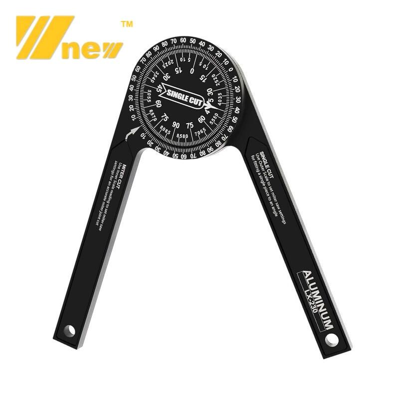 Aluminum Miter Saw Protractor Angle Finder for Woodworking Angle