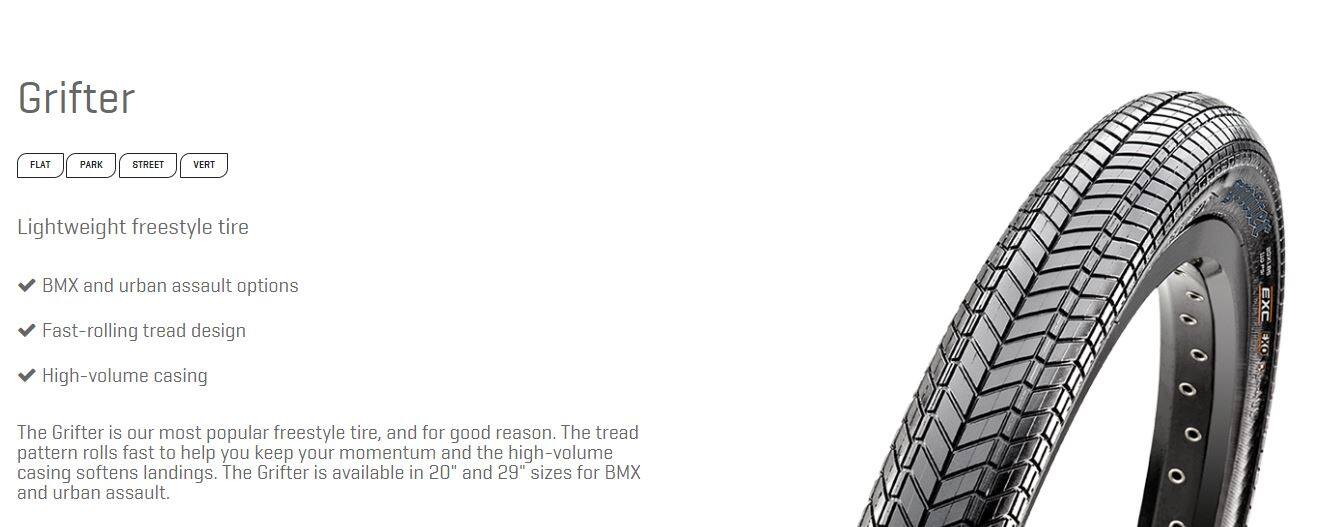 maxxis grifter 20 x 1.85