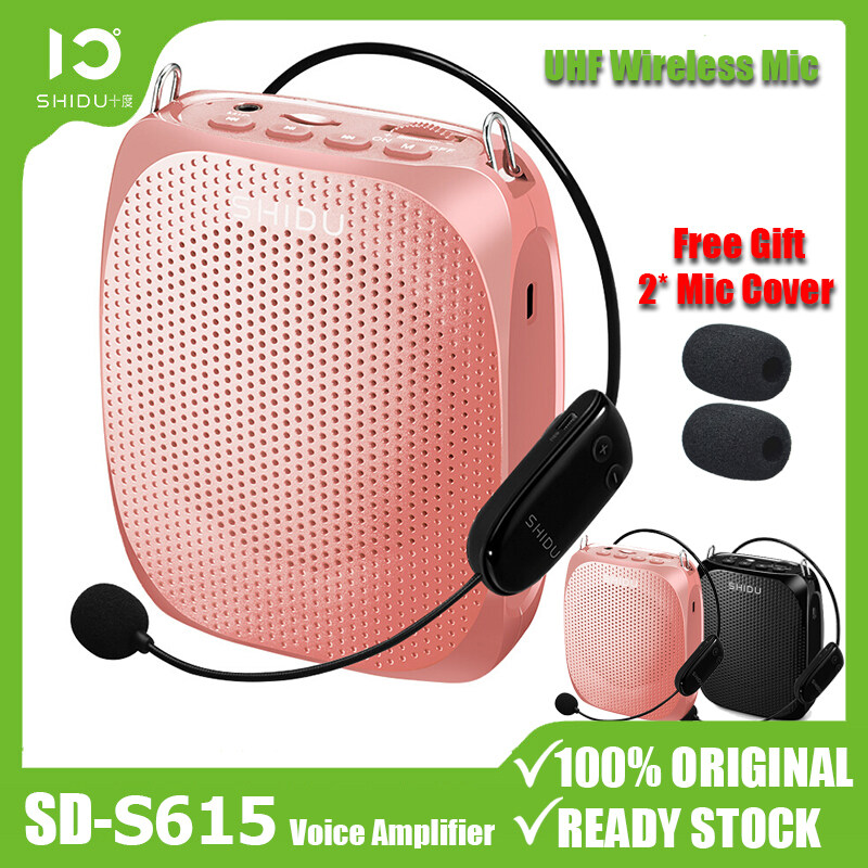 SHIDU S615 UHF Ultra Voice Amplifier Portable Rechargeable Loudspeaker