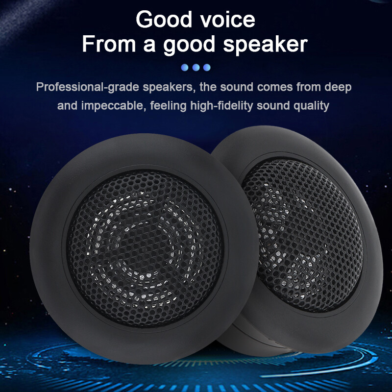 2pcs loa Tweeter mái vòm loại nhỏ có hiệu suất cao 120W dùng làm hệ thống âm thanh cho xe hơi - INTL