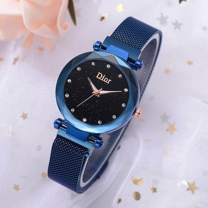 Simple Magnet Star Watches Casual Fashion Lady Wristwatch Life Waterproof Quartz Watch Jam Tangan Wanita Malaysia