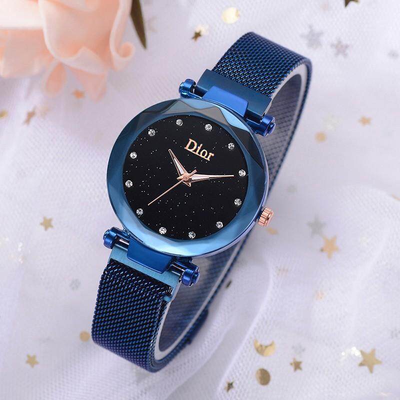Simple Magnet Star Watches Casual Fashion Lady Wristwatch Life Waterproof Quartz Watch Jam Tangan Wanita Malaysia