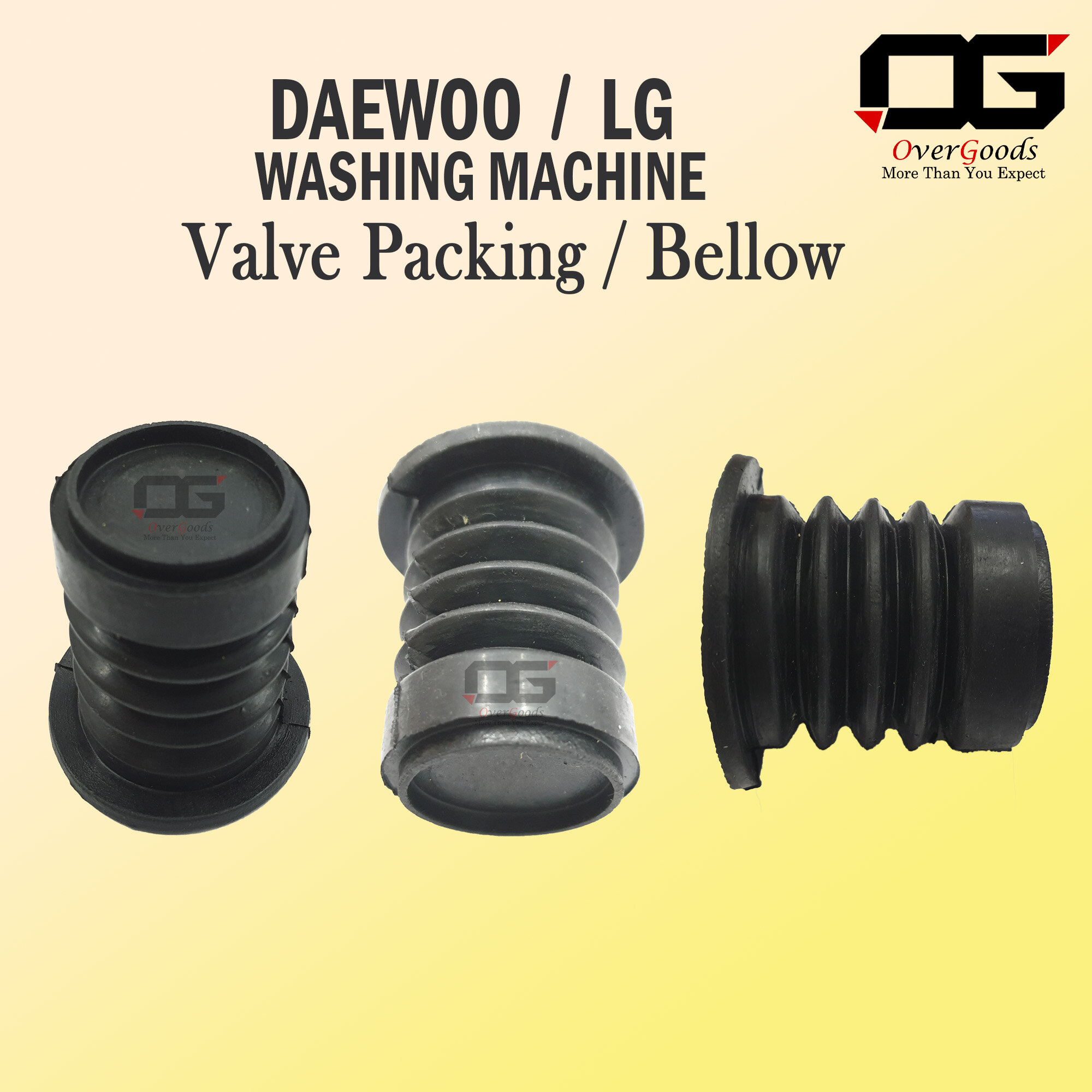 DAEWOO / LG FULLY AUTO WASHING MACHINE VALVE PACKING / VALVE BELLOW