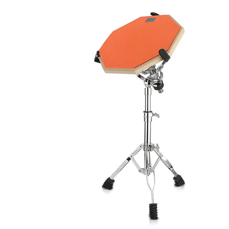 Trống Gỗ Cao Su 12 Inch, Trống Tập Yên Tĩnh, Trống Jazz, Tập Thể Dục Có Chân Đứng