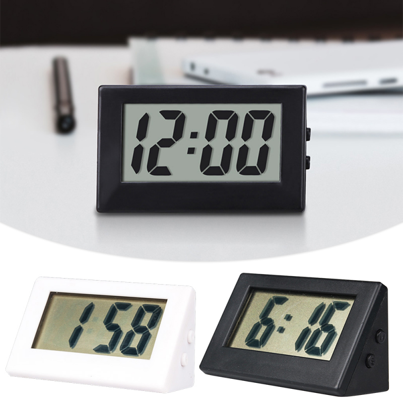 Mini Đồng Hồ Kỹ Thuật Số LED Cầm Tay Đồng Hồ Điện Tử Đa Chức Năng Đồng Hồ Điện Tử Cho Máy Tính Để Bàn Im Lặng Cho Văn Phòng Hiển Thị Thời Gian Đồng Hồ Để Bàn
