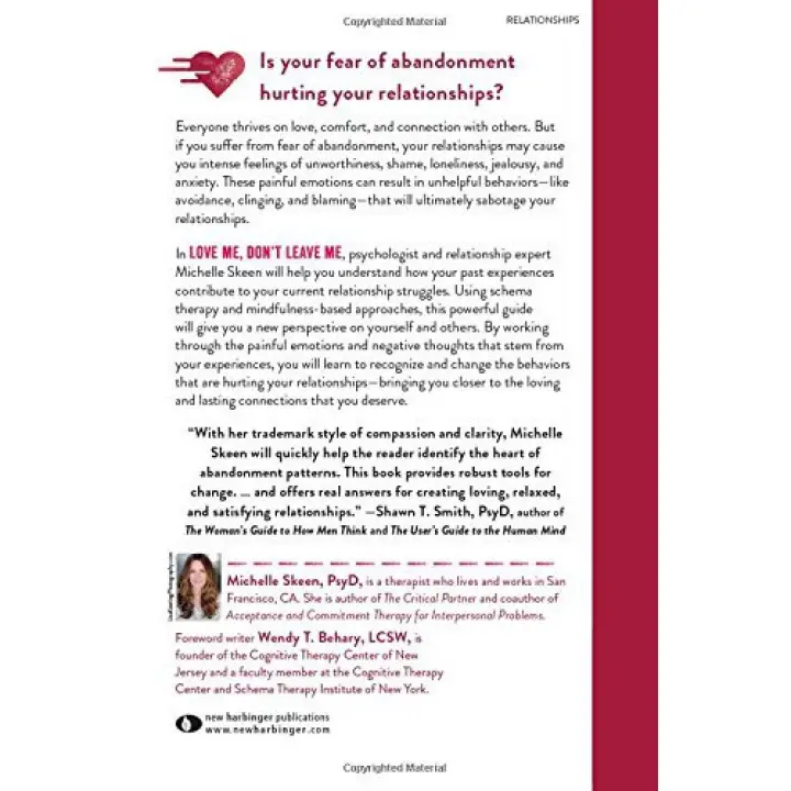 Ebook Love Me Don T Leave Me Overcoming Fear Of Abandonment