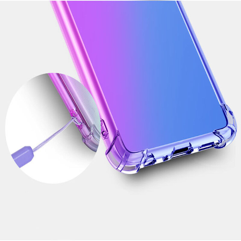 Ốp For Huawei Nova 3i/P smart Plus | Ốp 4 bảo vệ góc chống sốc | Ốp TPU màu gradient