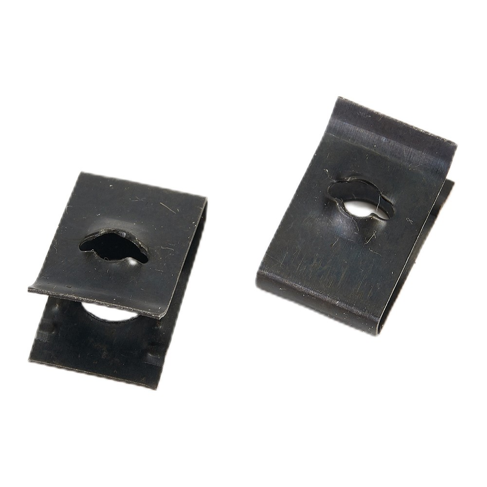 Accessory Clips Iron Replacement 17mmx10.5mm Bumper Fender Fastener Metal