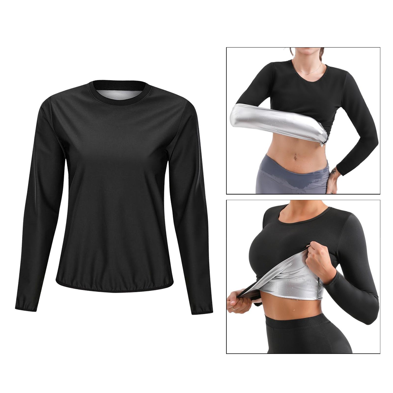 Moon BABY Women Sauna Suit Waist Trimmer Slimming Tops Fitness Clothes