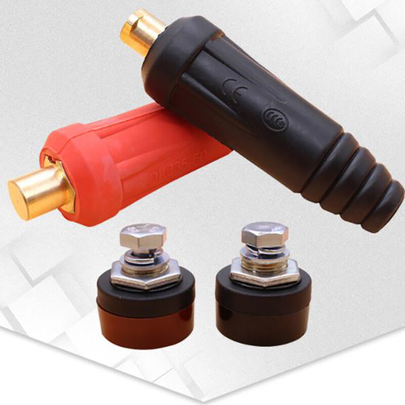 Hitn dkj 10-25 35-50 quick connector welding machine plug socket