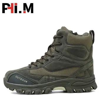 high top walking boots