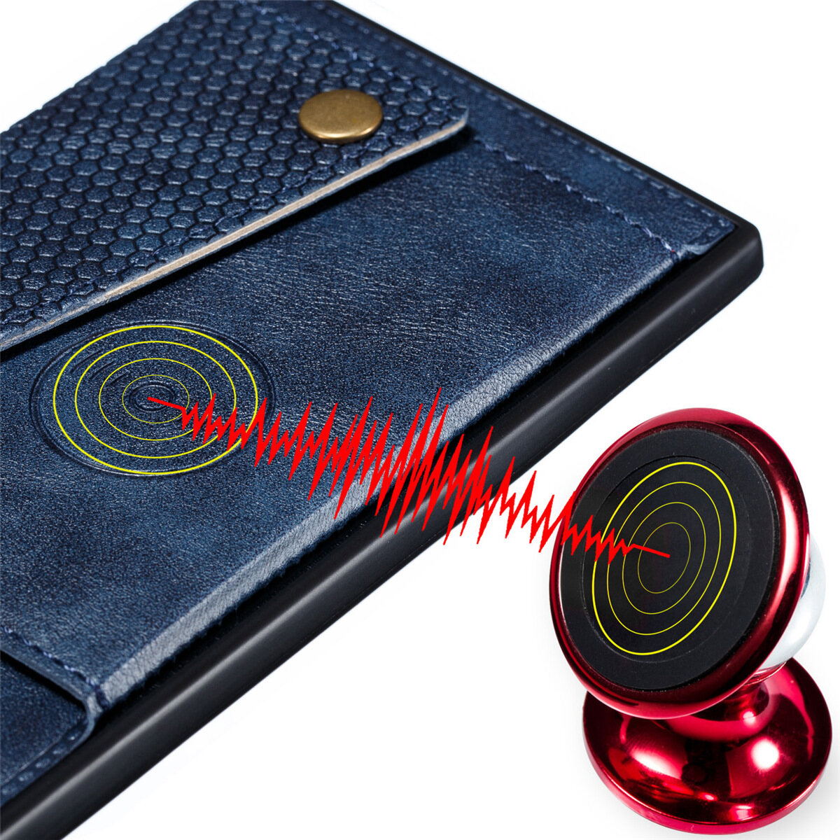 Cho Redmi K30 Pro Da Trường Hợp Nhiều Folio lật Bìa Wallet Trở Lại Trường Hợp Shell, Có Thể Làm Việc Với gắn trên xe hơi, Ẩn thẻ tín dụng ID Khe Cắm Chủ, Retro nút kim loại Clasp, Đứng Hỗ Trợ