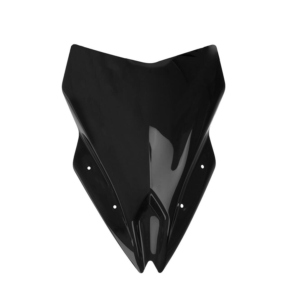 Allotmark motorcycle double bubble windshield windscreen screen flyscreen deflector for kawasaki ninja 650 ex650 er6f ex 650 er-6f 2017 2018 2019