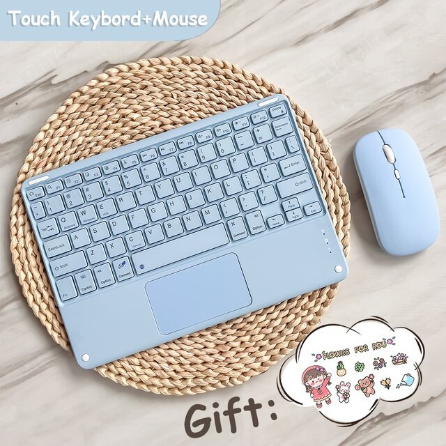 ASH 10 Inch Bluetooth Keyboard Mouse Set for Huawei Matepad Air