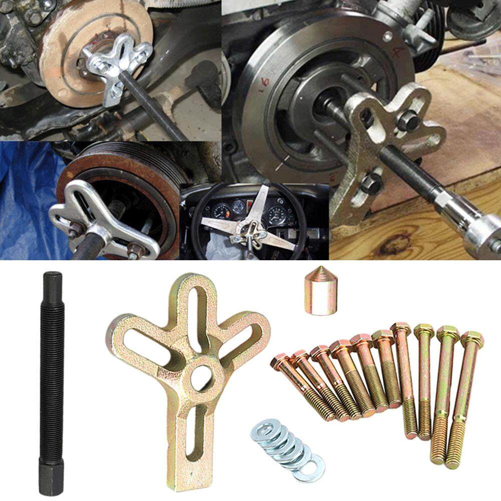 13 PCs Remover เครื่องมือมือ Crank Shaft Gear Steering Damper Harmonic Balance Heavy Duty Repair ชุดดึงล้อรถ