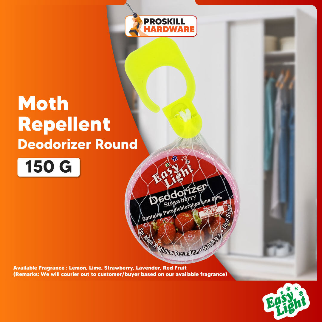 PROSKILL HARDWARE Easylight Moth Repellent Deodorizer Round Remove Odor