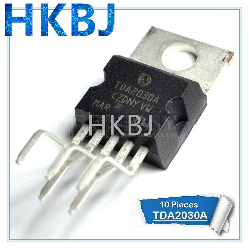 10pcs tda2030 to220-5 tda2030a to-220 linear audio amplifier short-circuit and thermal protection ic