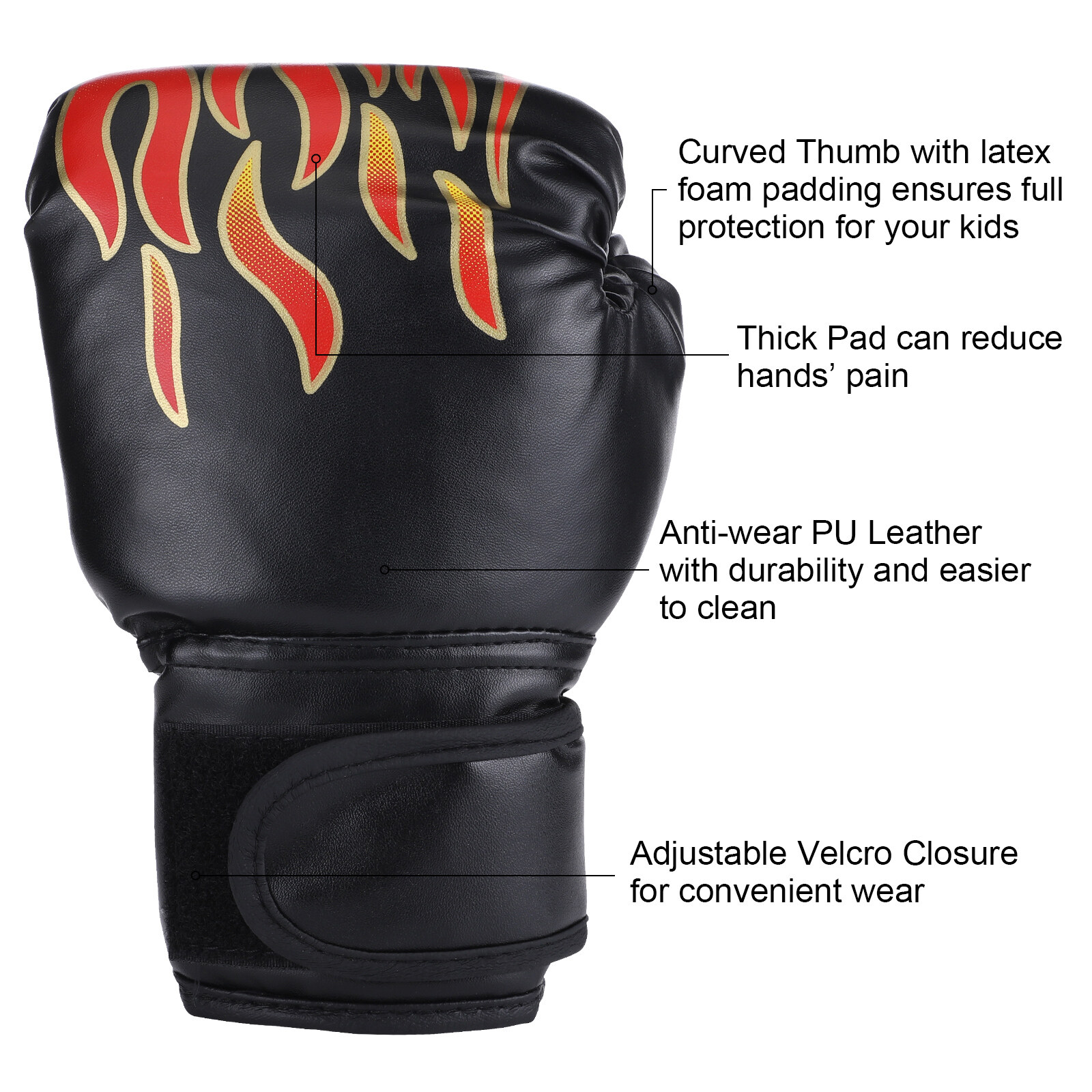 Kids Children Kickboxing Training Gloves Punching Sandbag Sports Fighting MMA Boxing Glove