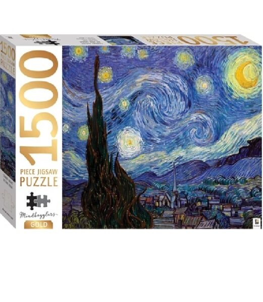 Mindbogglers Gold: Starry Night By Van Gogh: 9354537001605: By Hinkler Books Malaysia