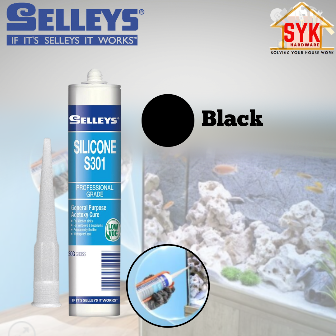SYK Selleys S301 Silicon Sealant General Purpose Waterproof Seal