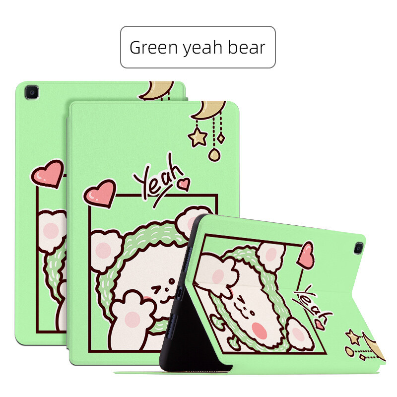 For samsung galaxy tab a 8.0 sm-t290 sm-t295 tablet protective case fashion pattern cartoon anime stand flip cover