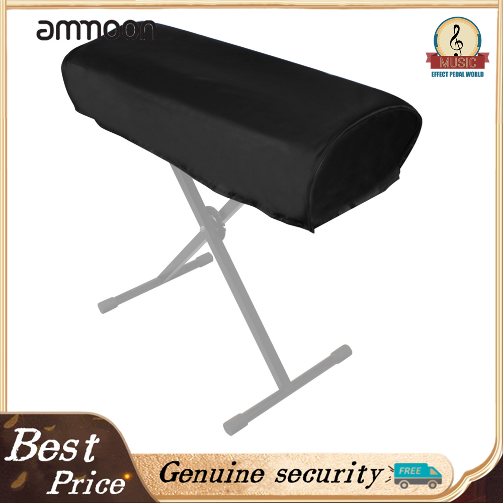 61-key Piano Keyboard Dust Cover Water-resistant Canvas Material Foldable Black Electronic Piano Accessories