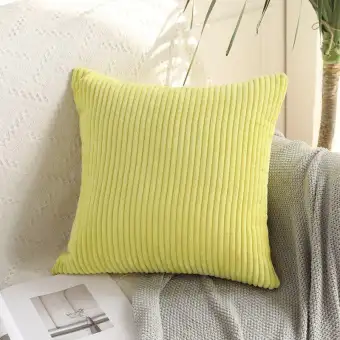 45 45cm 2pcs Soft Soild Decorative Square Throw Pillow Covers Set