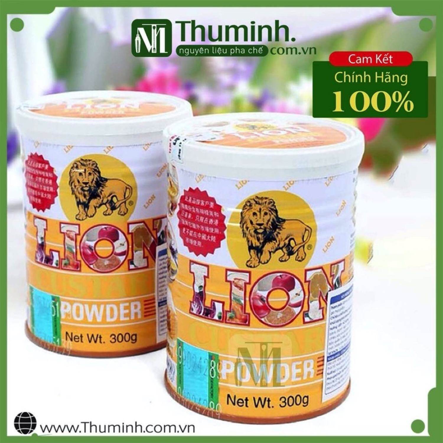Bột sư tử custard lion powder hộp 300g