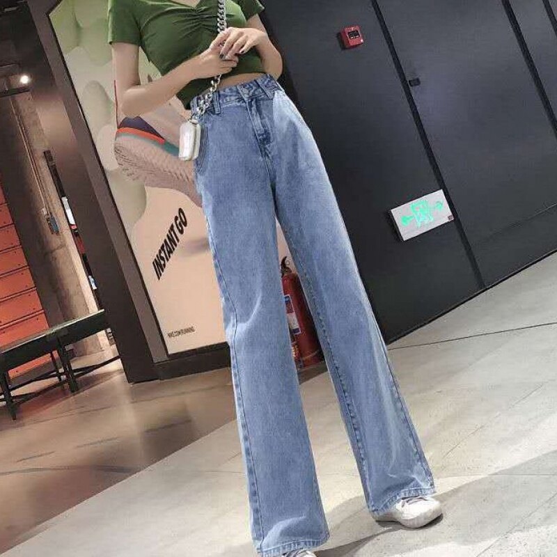 MUGE 0908.Denim loose palazo Seluar 