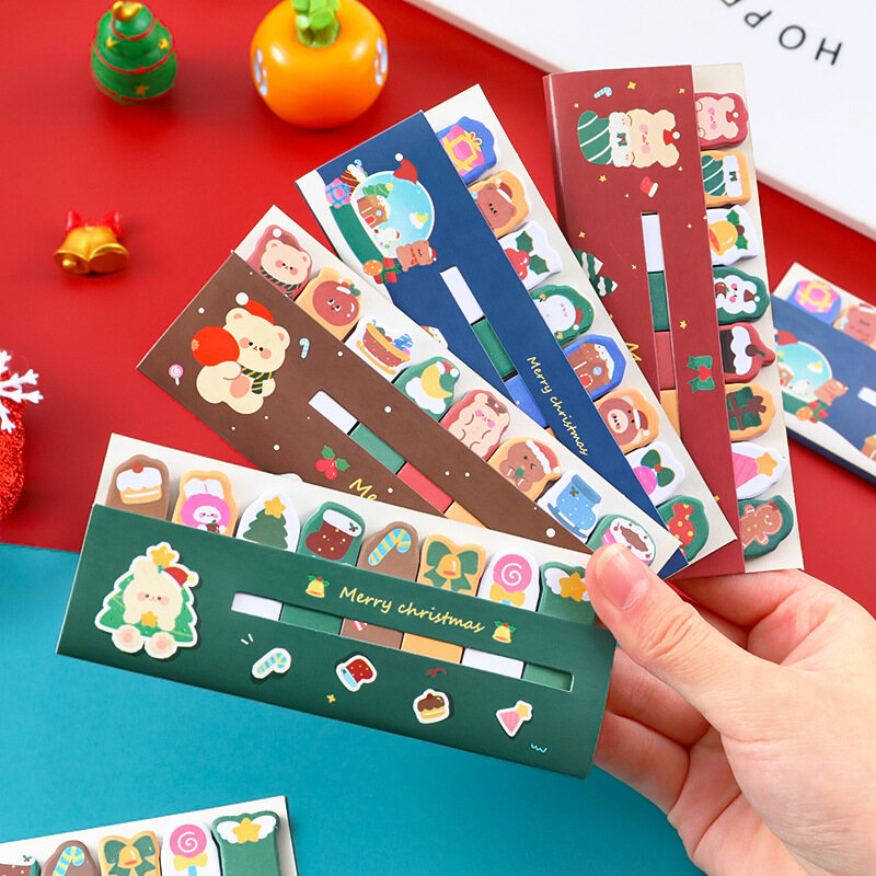 120 tờ giấy ghi chú Post It giáng sinh sinh sinh viên Ins dễ thương ghi chú dán