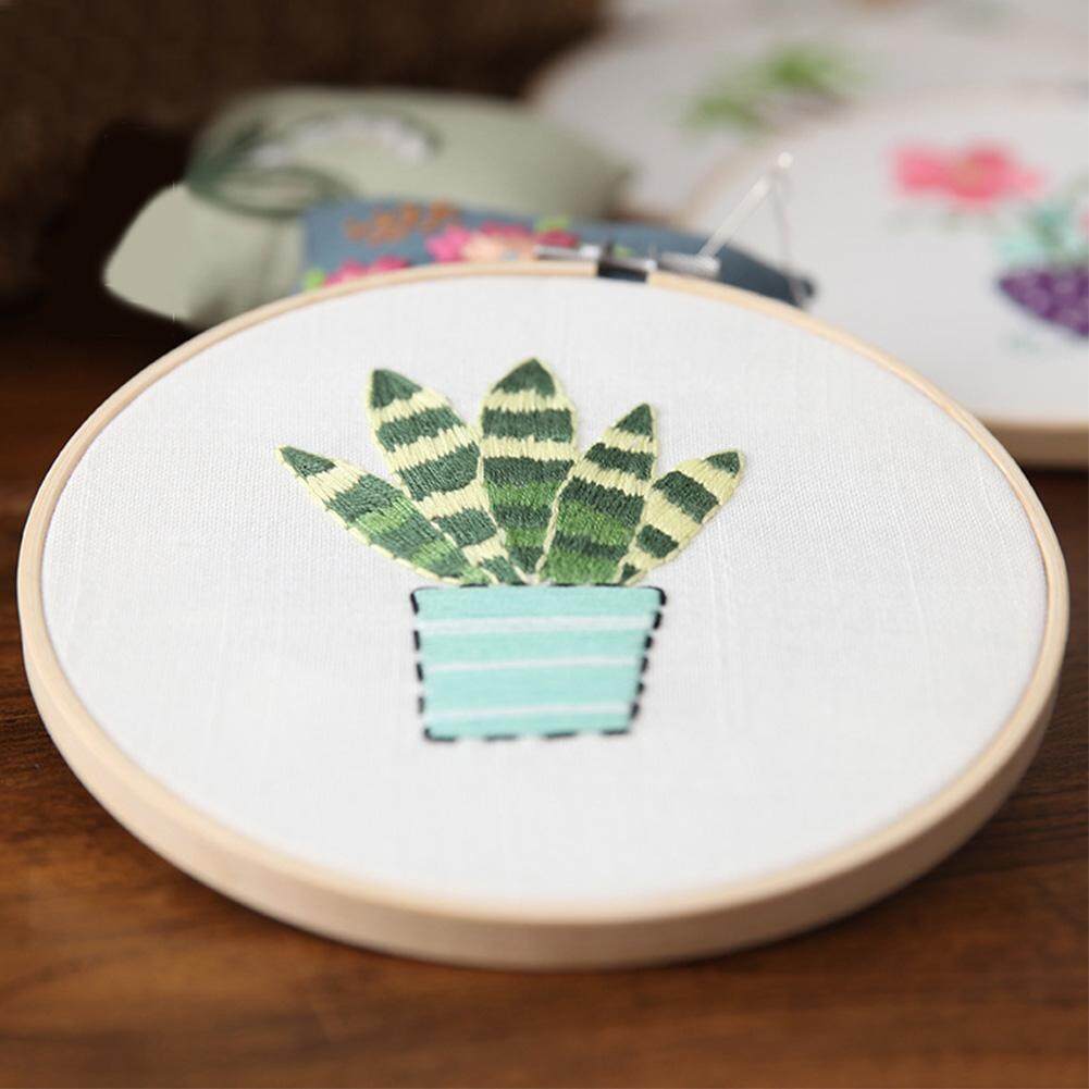 Cloth Home Decor Arts Flower With Frame Manual Beginner Three