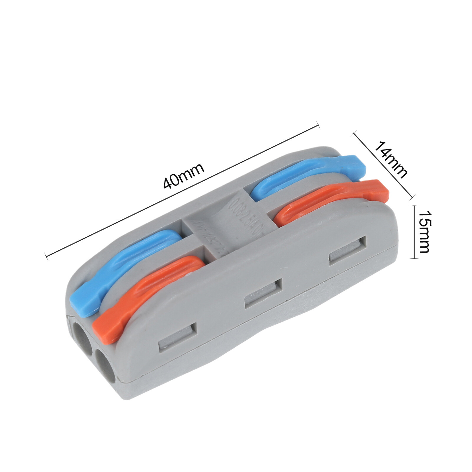 KKmoon 10pcs Wire Connectors Compact Splicing Connectors Cable Connector Set Lever Lock Connectors Universal Wiring Cable Connector Fast Push-in Conductor Terminals