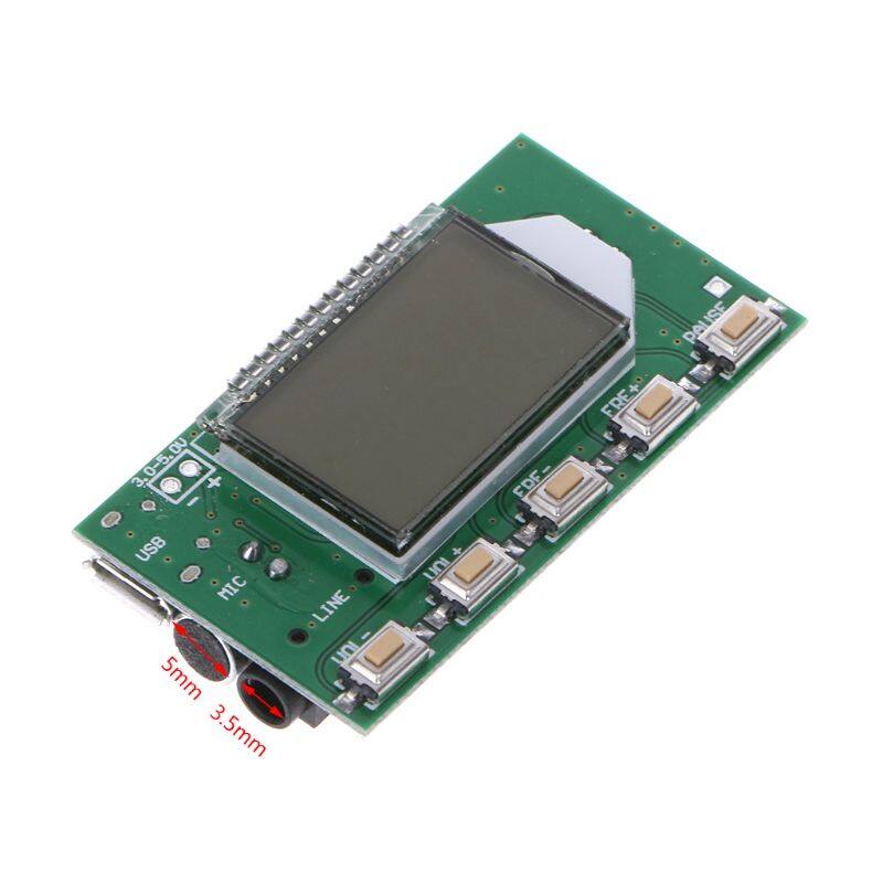 DSP PLL 87-108MHz Digital Wireless Microphone Stereo FM Transmitter Module Board