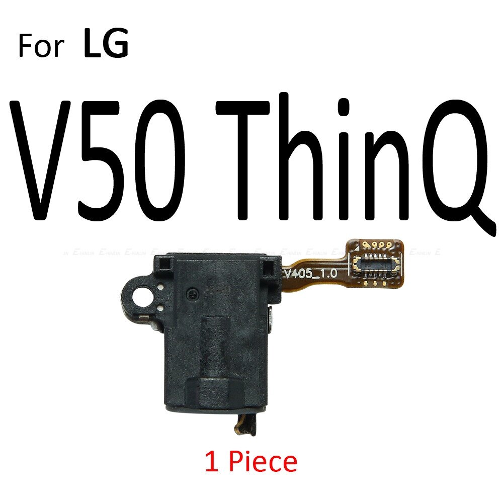 Ear earphone headphone jack audio port connector flex cable repair parts for lg v20 v30 v30s plus v35 v40 v50 v60 thinq 5g