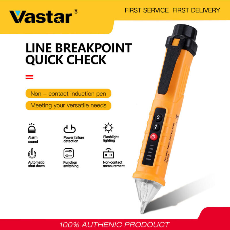 Bảng giá Vastar Bút Thử Điện Áp Kỹ Thuật Số AC/DC 10V/48V/1000V, Volt Detector Cảm Biến