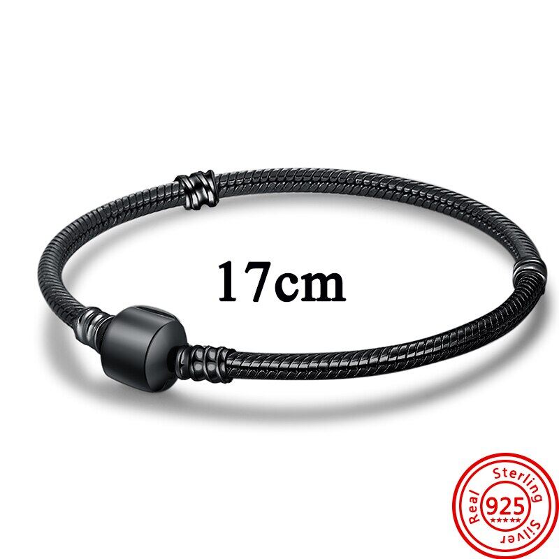 Fit Original Pandora Charms Beads Black Cat Panda Love Camera DIY Making Fashion Bracelets Women Jewelry Black Collection