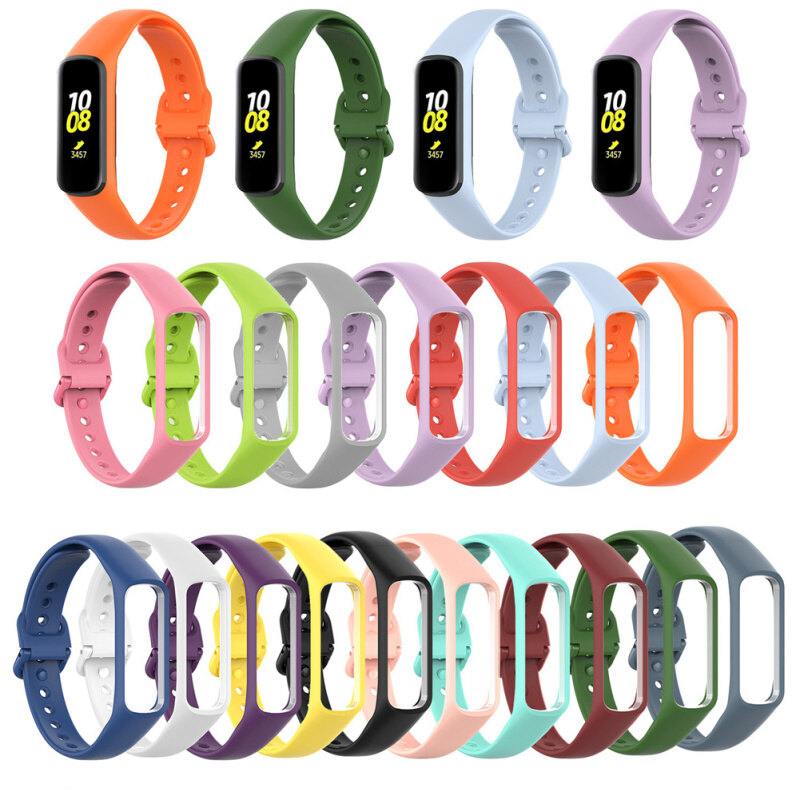 🔥 Nóng bán Galaxy Fit2 R220 Dây Đeo Đồng Hồ Thay Thế Dây Đeo Silicone Mềm Thoải Mái Chống Mồ Hôi Tương Thích Cho Samsung