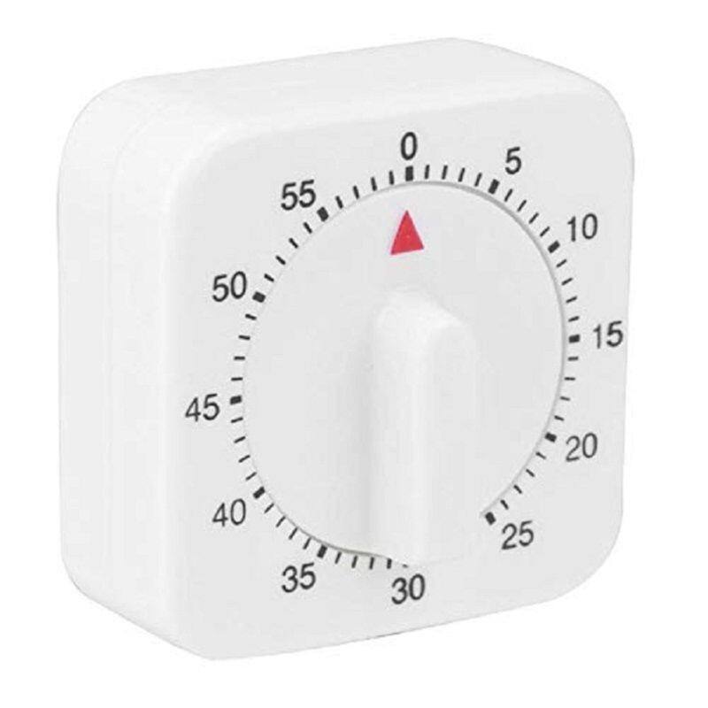 1pcs Square 60 Minute Mechanical Kitchen Cooking Timer Alarm Food P aration Baking popular