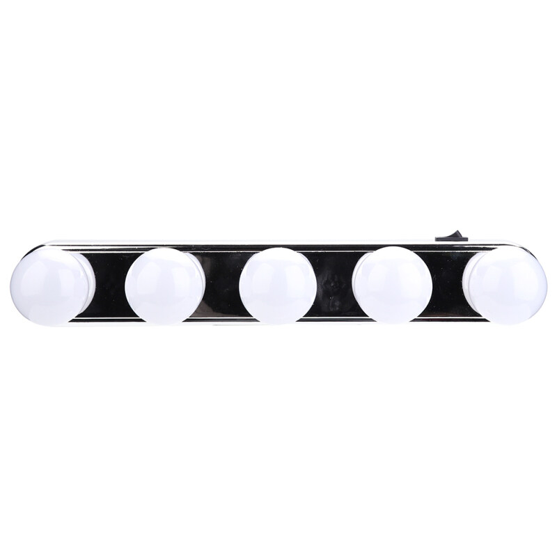 Đèn Gương Trang Điểm LED 5 Bóng Đèn Treo Tường Trang Điểm Hollywood Chạy Bằng Pin