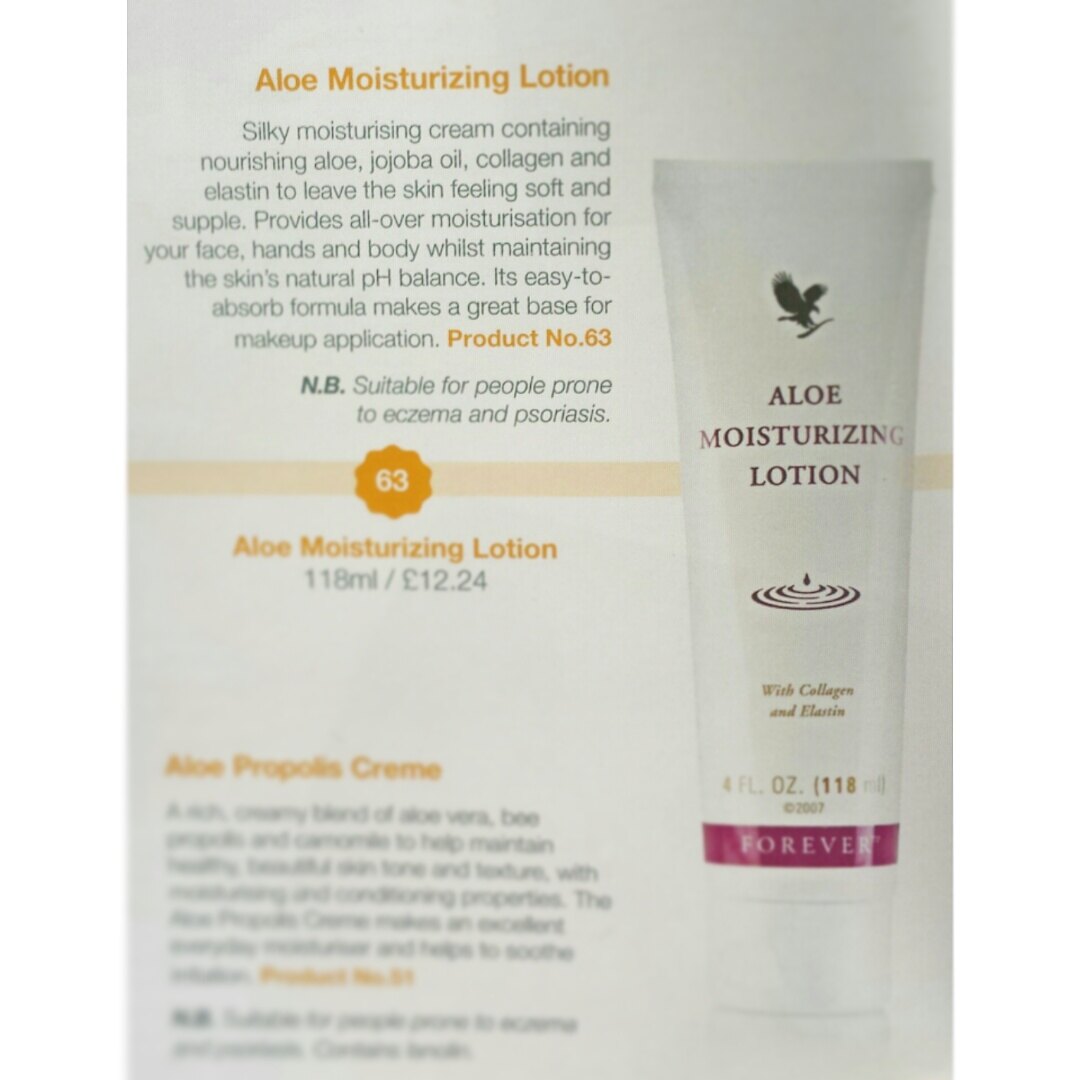 benefits of aloe moisturizing lotion