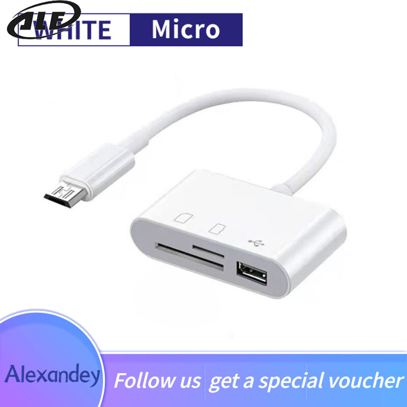 Usb Type C Card Reader Data Transfer Adapter Micro Interface Android Phone Computer Multi-function Otg/sd/tf Card U Disk Card Reader