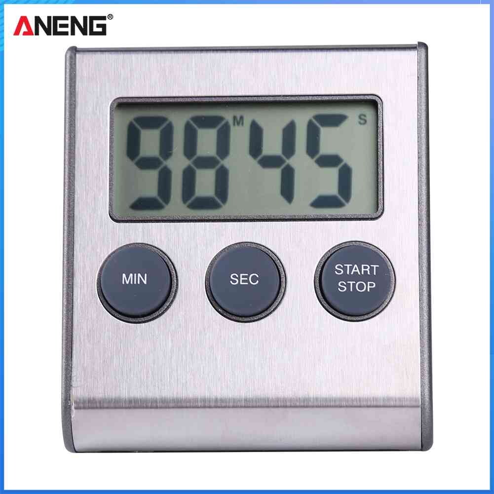 Kitchen Countdown LCD Digital Timer Cooking Alarm Reminder Magnet Clock