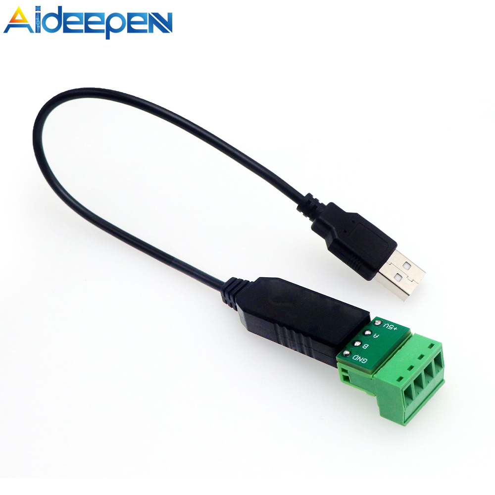 Aideepen Thiết Bị Cài Đặt Giao Diện Cáp Mở Rộng USB Bộ Chuyển Đổi Cổng Nối Tiếp RS485 Sang USB Hỗ Trợ Tốc Độ Truyền Cao 115200/Tải Xuống Vi Điều Khiển STC