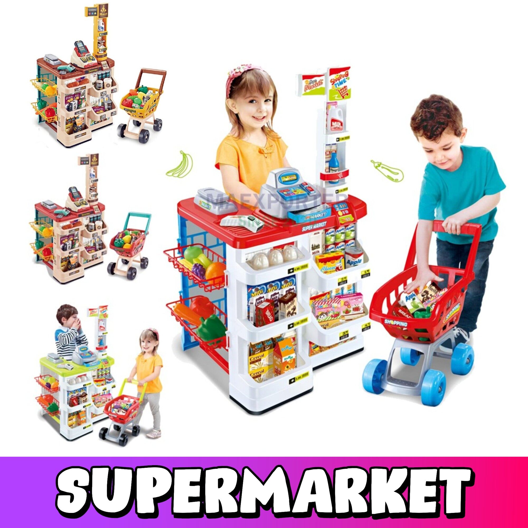 supermarket toy set